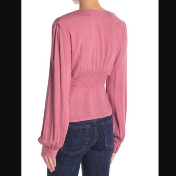 Free People Maise Long Sleeve Blouse Top - Picture 2 of 8